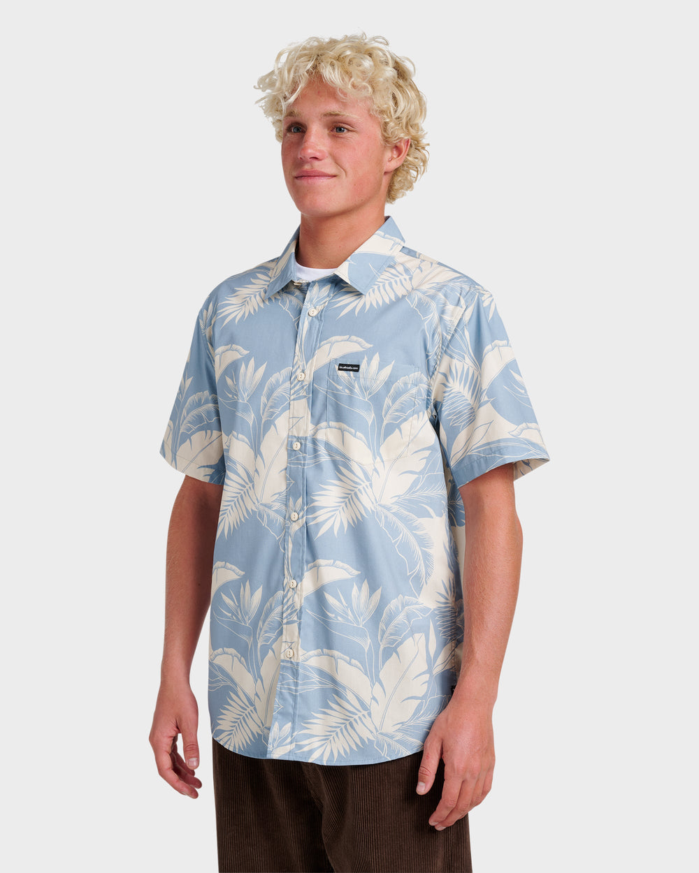 Kahanu Classic Short Sleeve Shirt - Ashley Blue