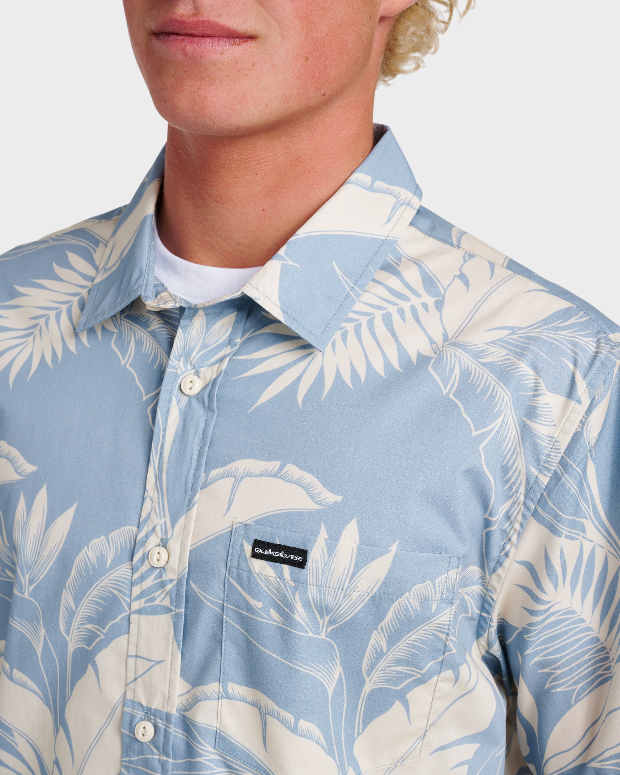 Kahanu Classic Short Sleeve Shirt - Ashley Blue