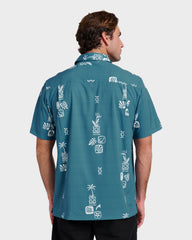 Waterman Mystic Fin Shirt - Real Teal