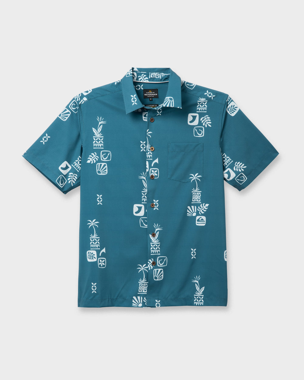 Waterman Mystic Fin Shirt - Real Teal