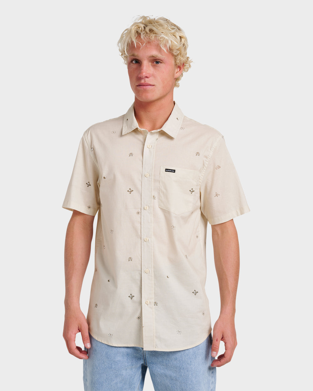 Mini Dimensions Classic Short Sleeve Shirt - Silver Birch