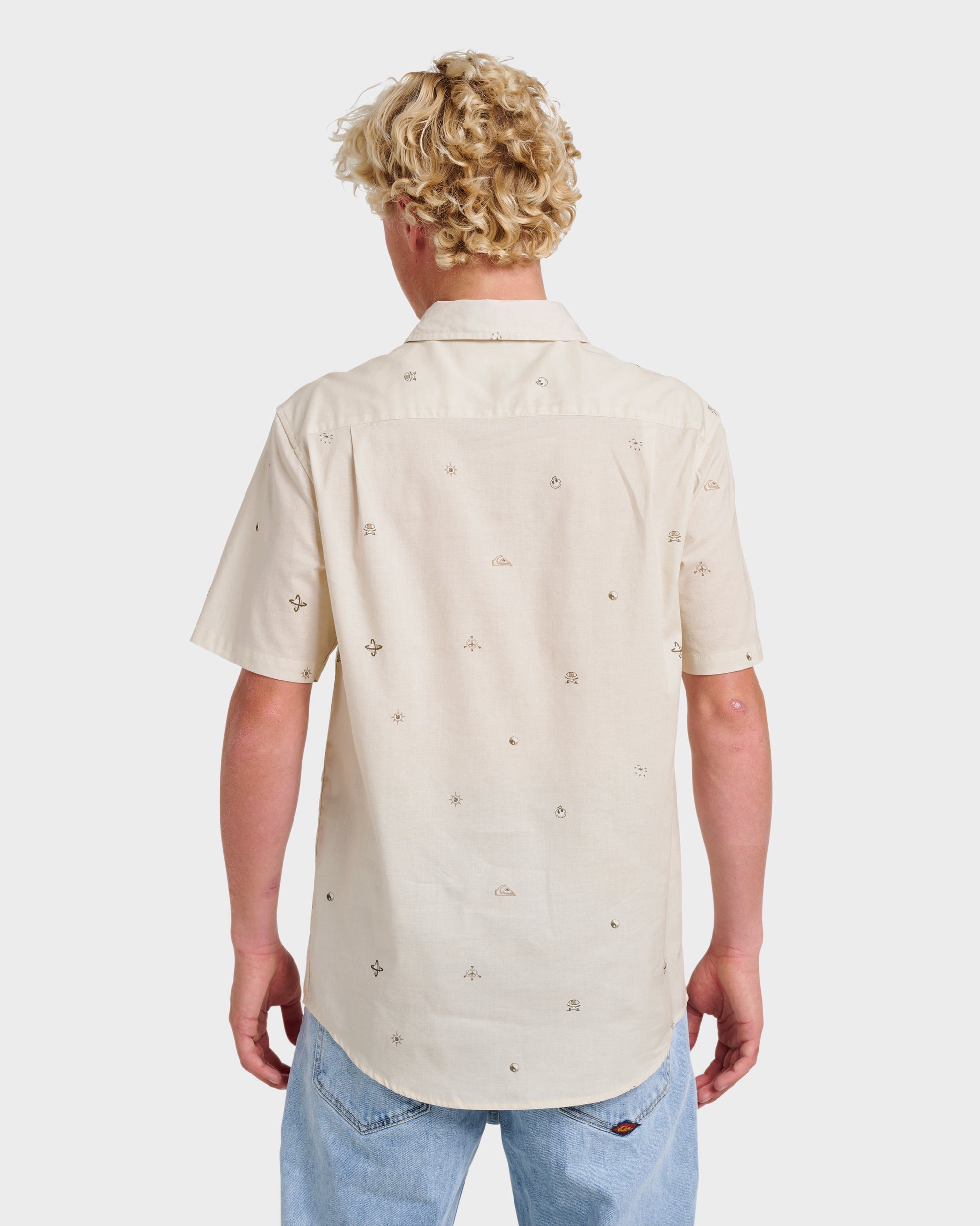 Mini Dimensions Classic Short Sleeve Shirt - Silver Birch