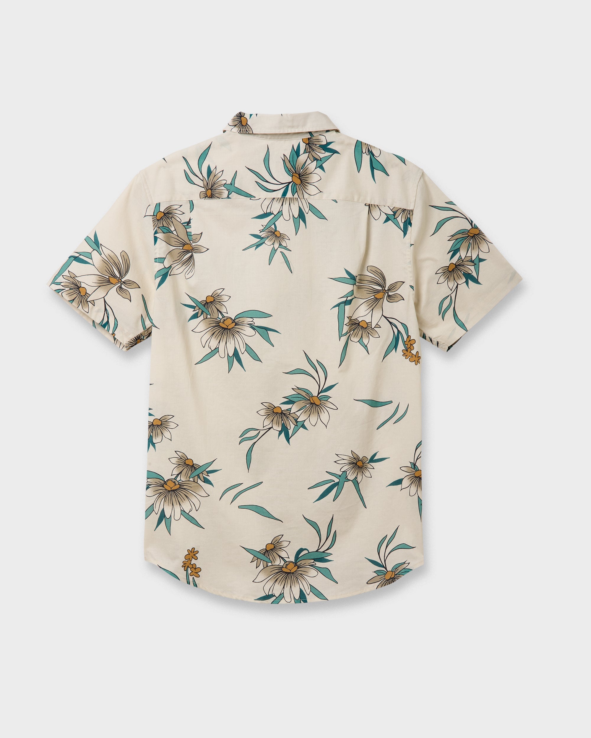 Costal Flora Classic Short Sleeve Shirt - Moonstruck