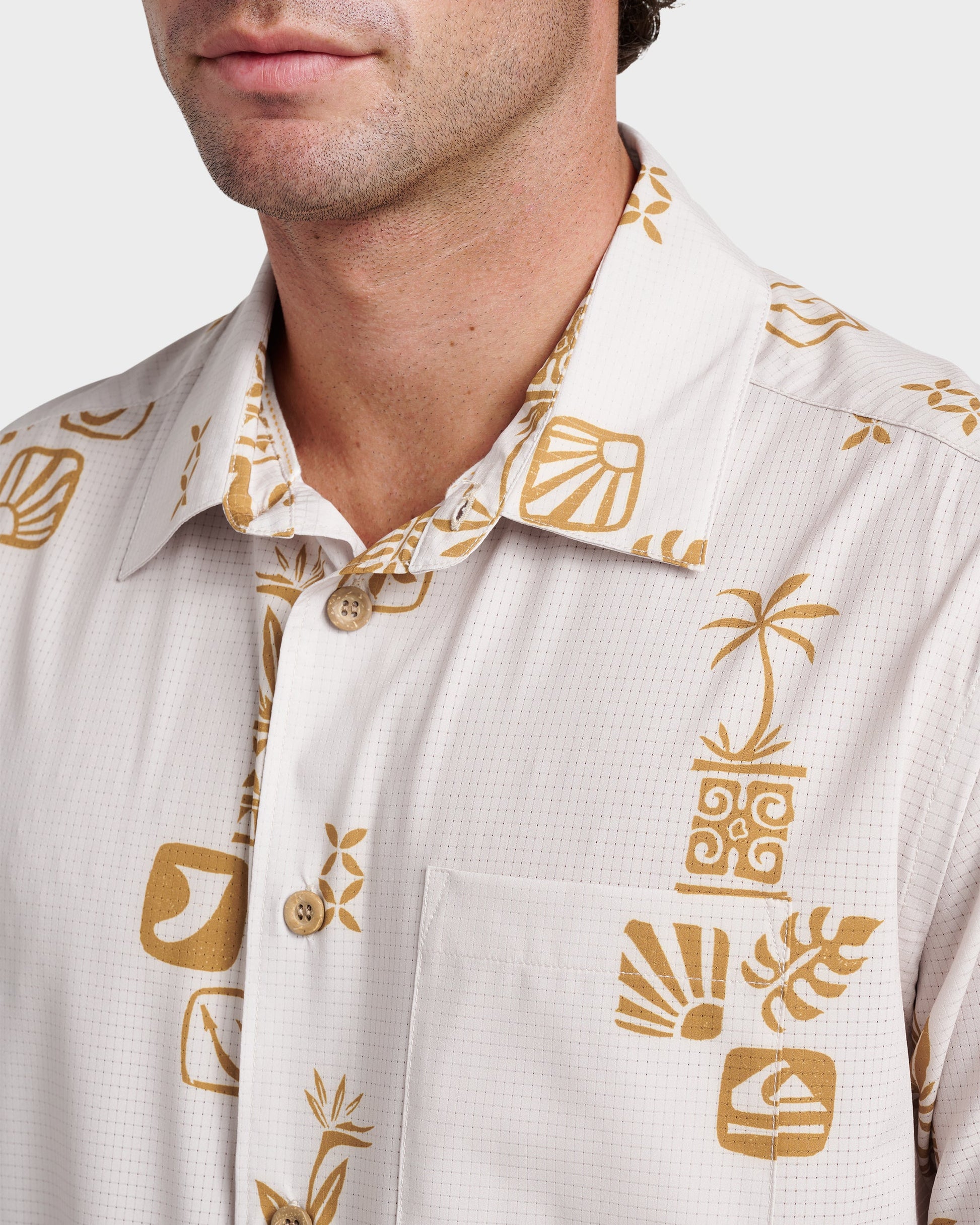 Waterman Mystic Fin Shirt - Moonbeam