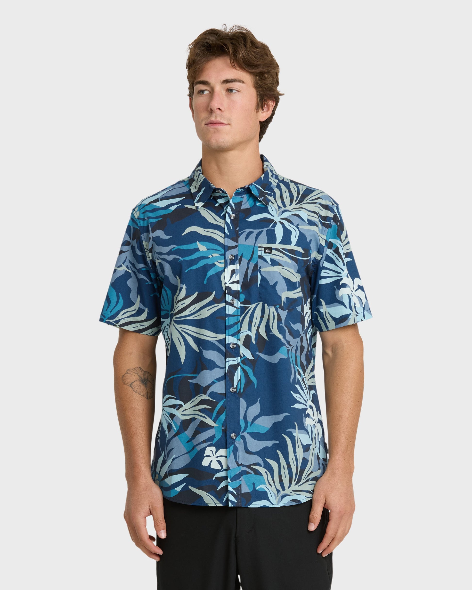 Blueweed Classic Short Sleeve Shirt - Navy