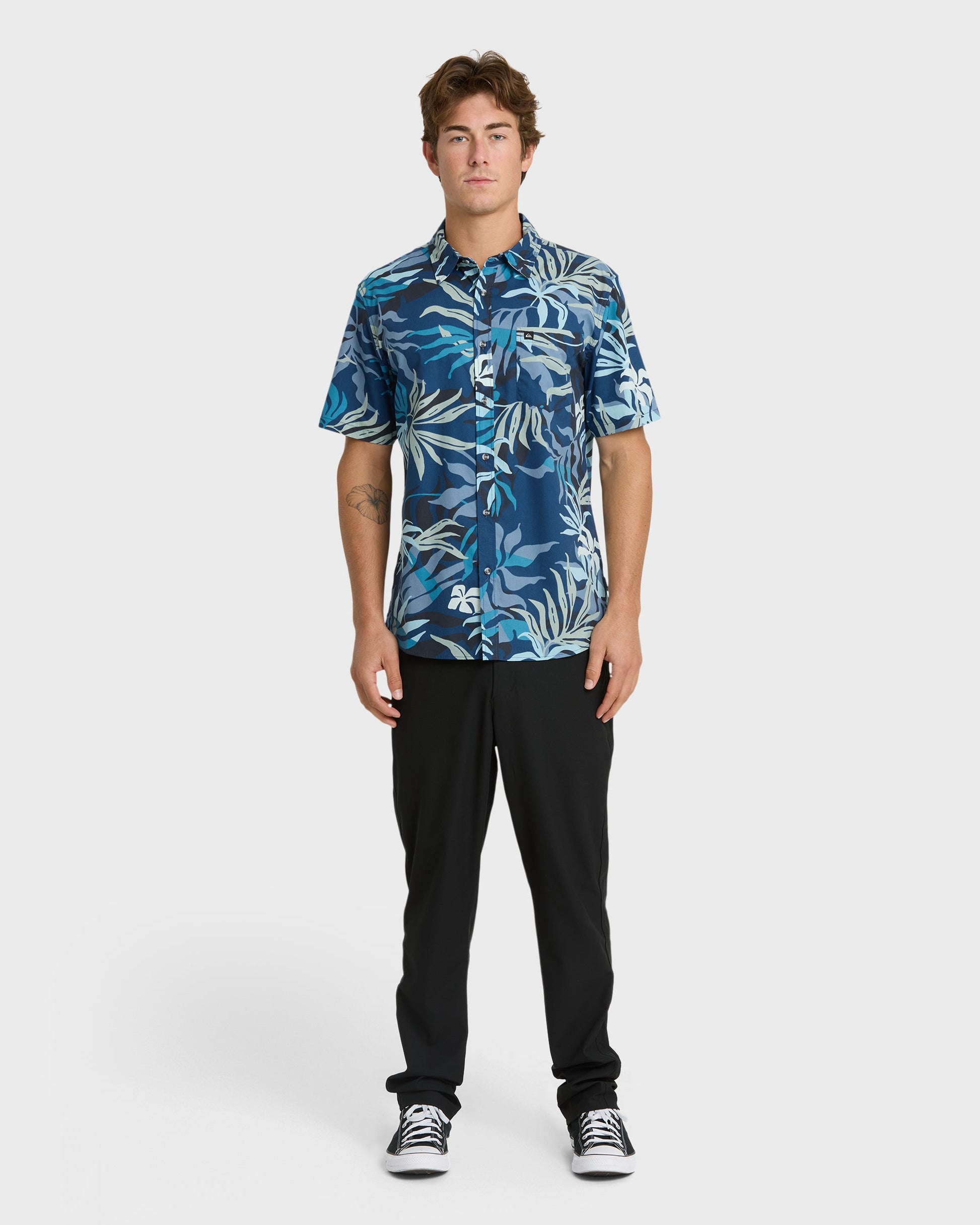 Blueweed Classic Short Sleeve Shirt - Navy