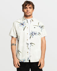 Apero Organic Classics Short Sleeve Shirt - Silver Birch Print