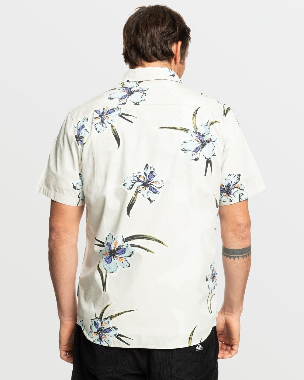 Apero Organic Classics Short Sleeve Shirt - Silver Birch Print