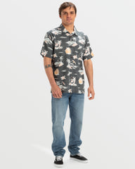DNA Destination Island Short Sleeve Shirt - Black