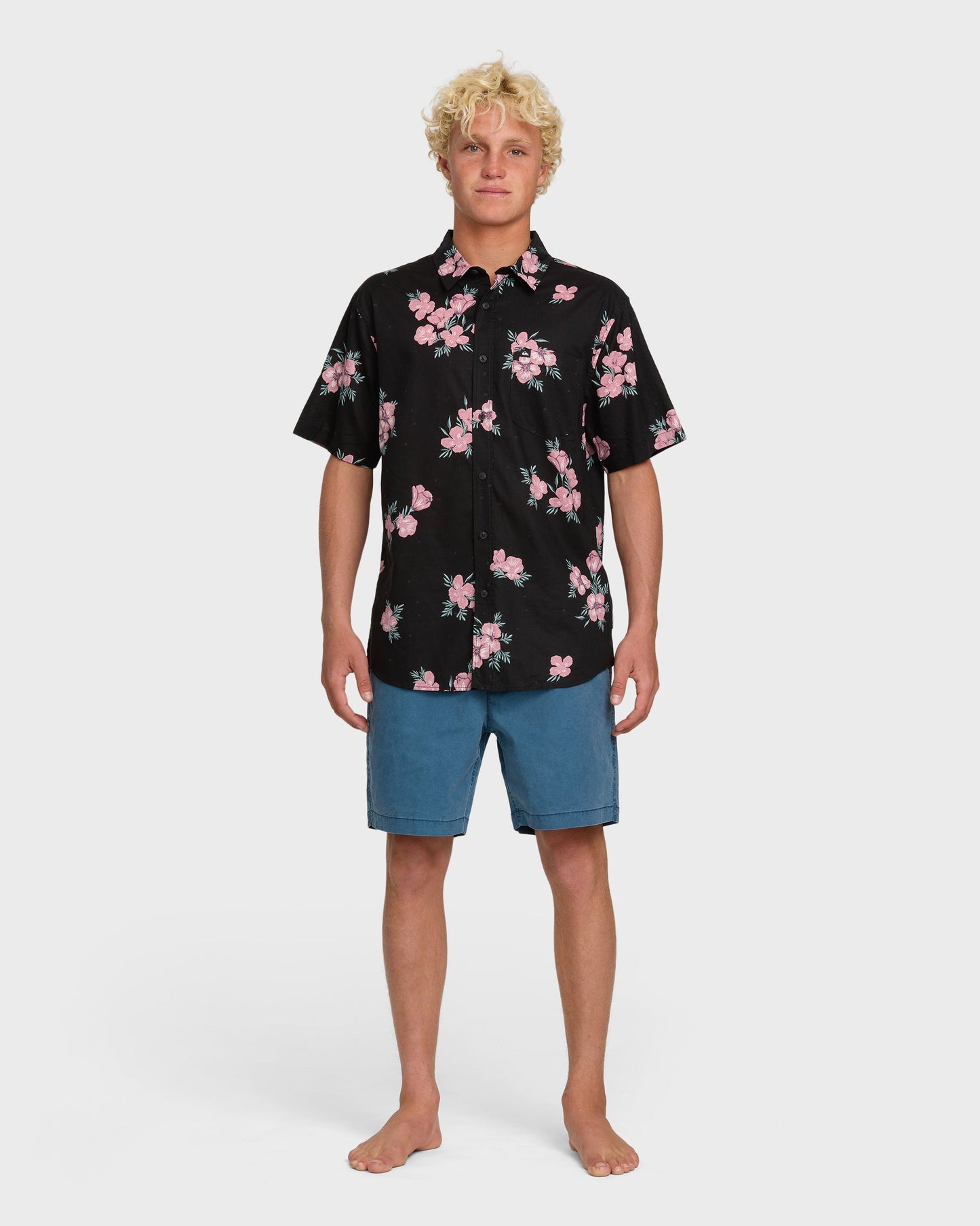 Habitats Classic Short Sleeve Shirt - Black