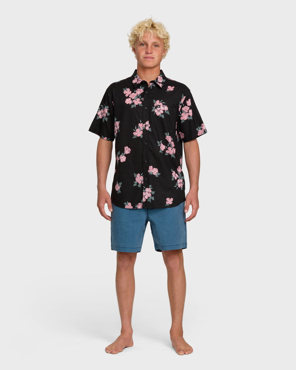 Habitats Classic Short Sleeve Shirt - Black