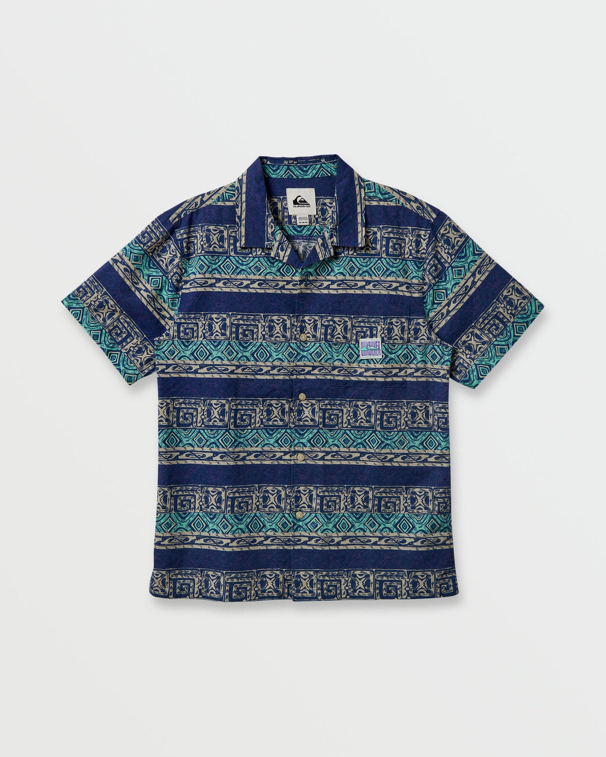 Global Heat Casual Short Sleeve Shirt - Turbo Blue