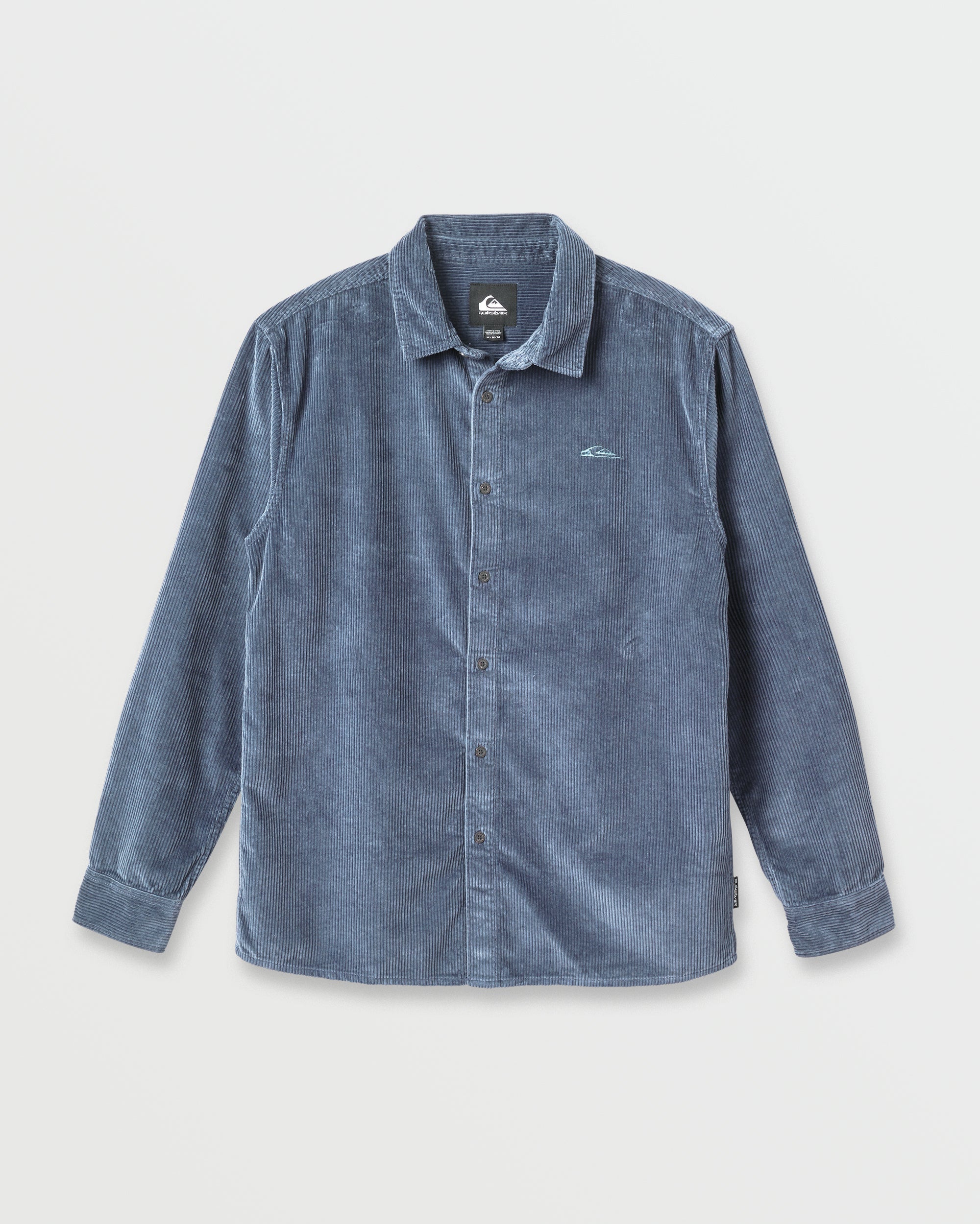 Cord Long Sleeve Shirt - China Blue