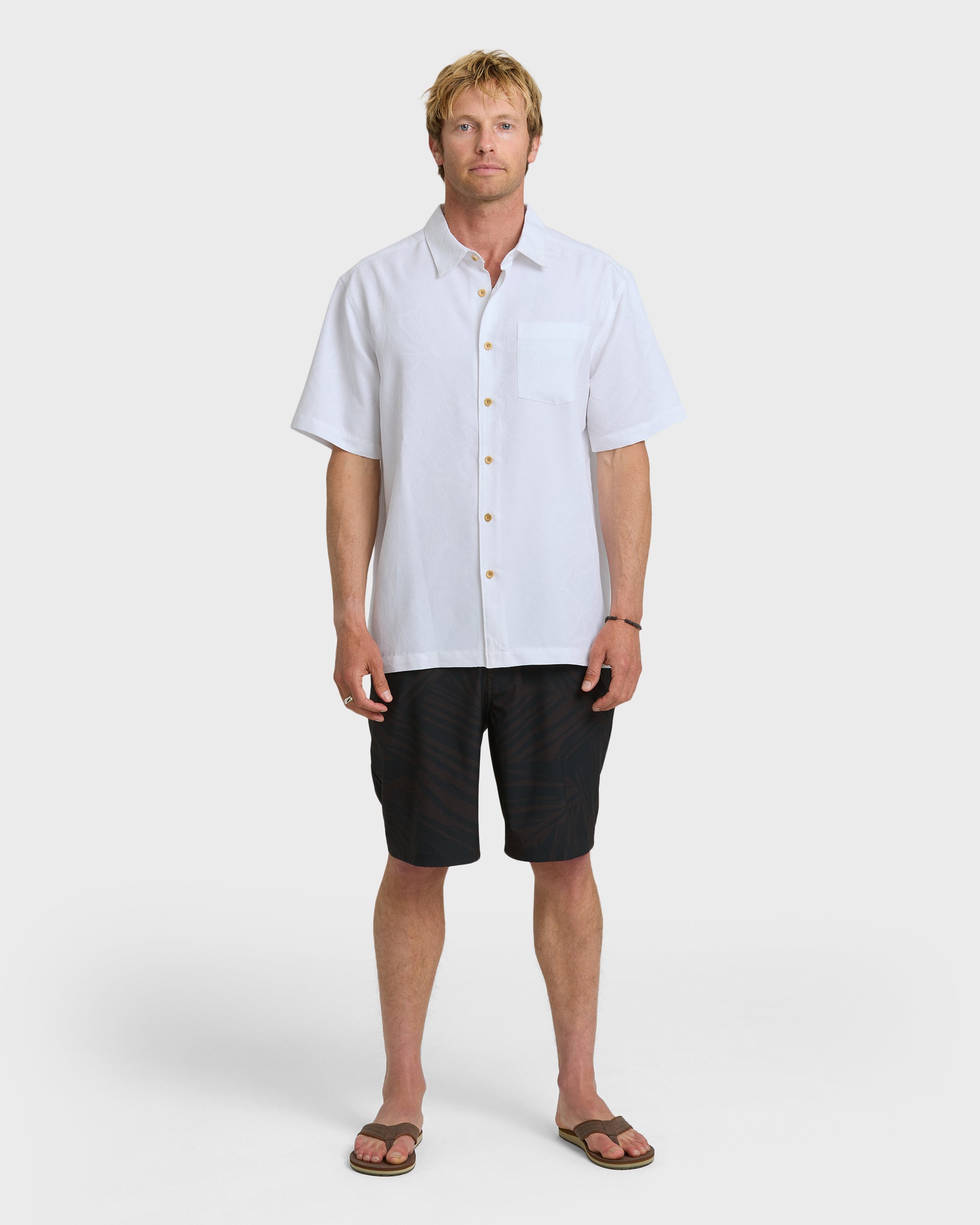 Waterman Island Jungle Shirt - White