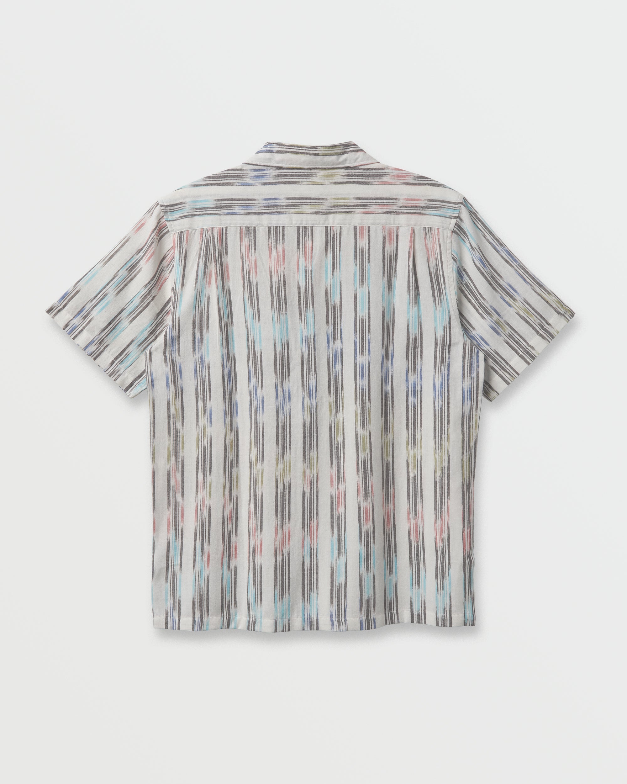 Space Dye Casual Short Sleeve Shirt - Off White
