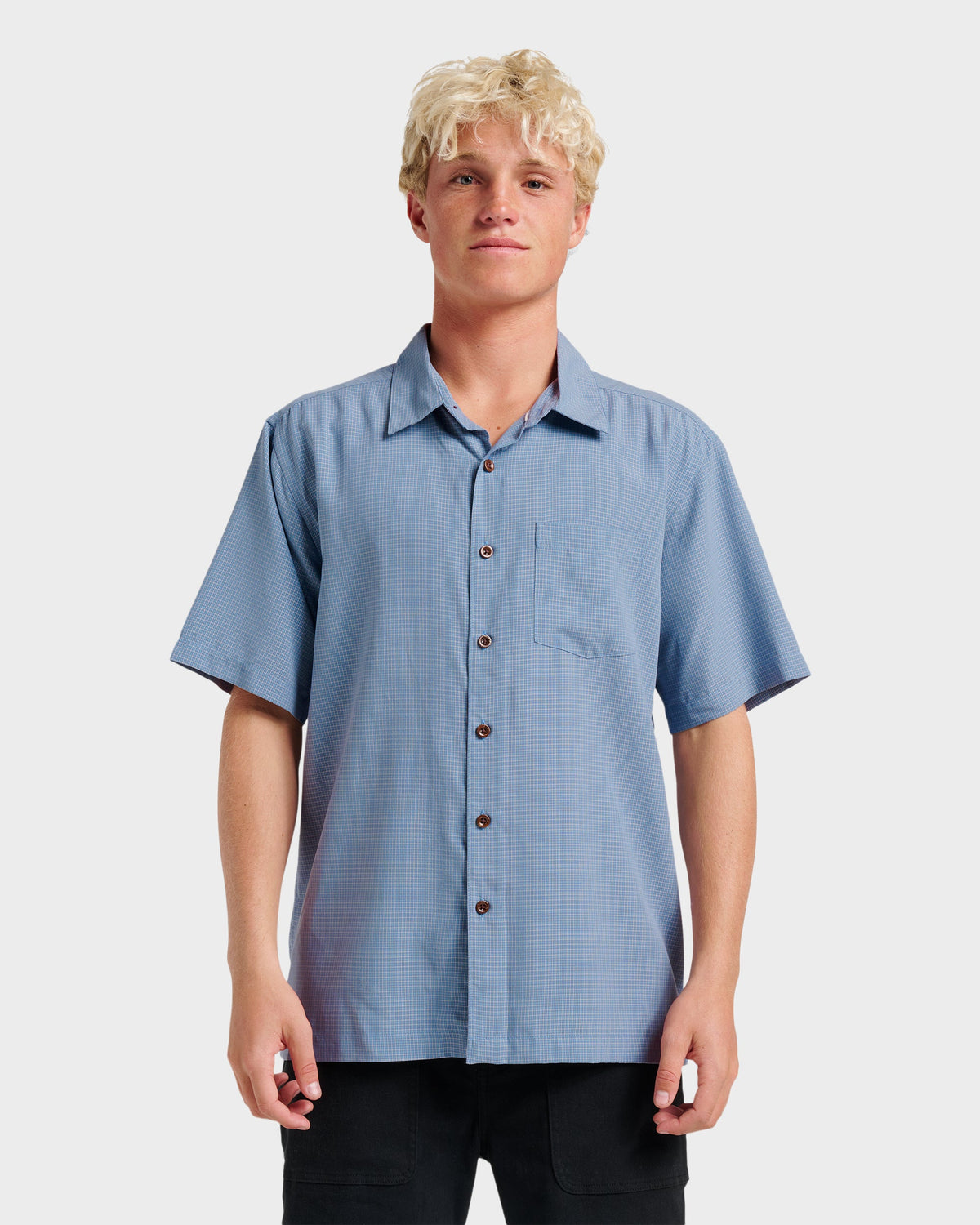 Waterman Check Out Shirt - Flint Stone