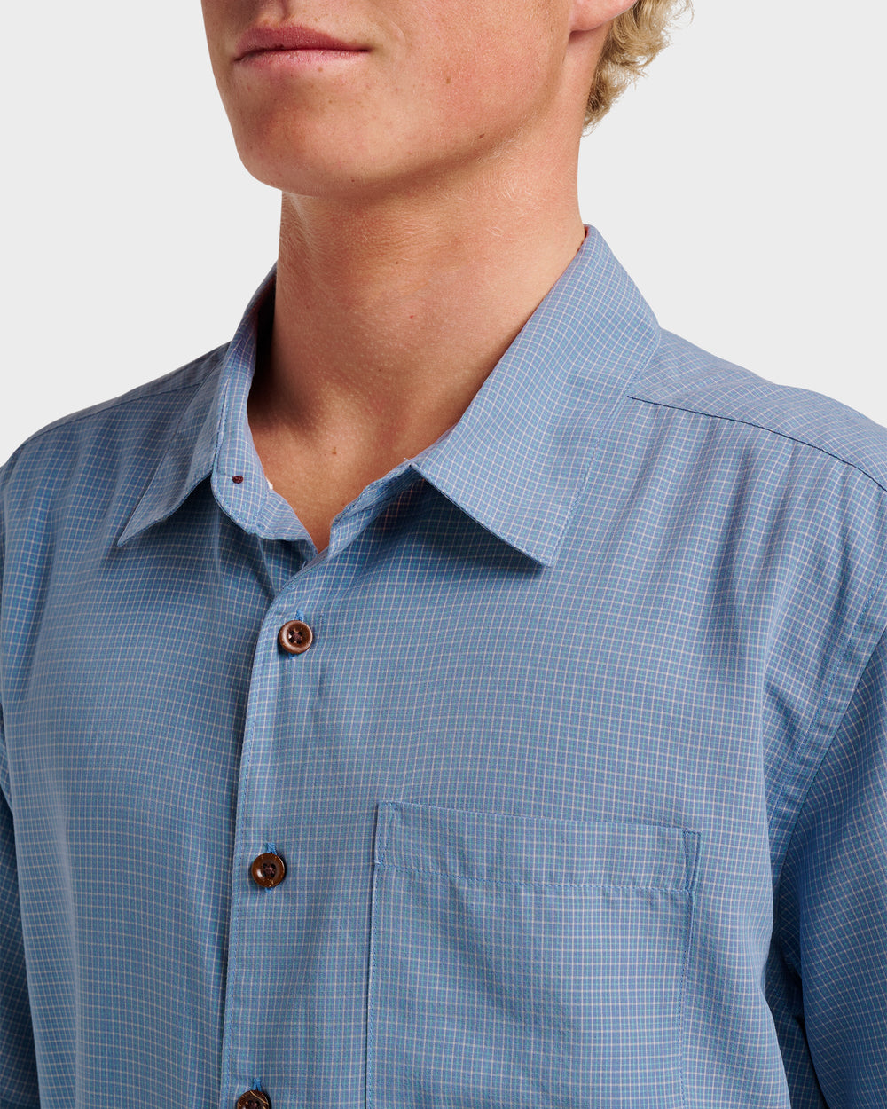 Waterman Check Out Shirt - Flint Stone