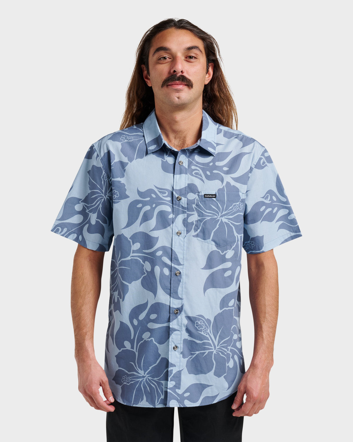 Oceanview Classic Short Sleeve Shirt - Ashley Blue
