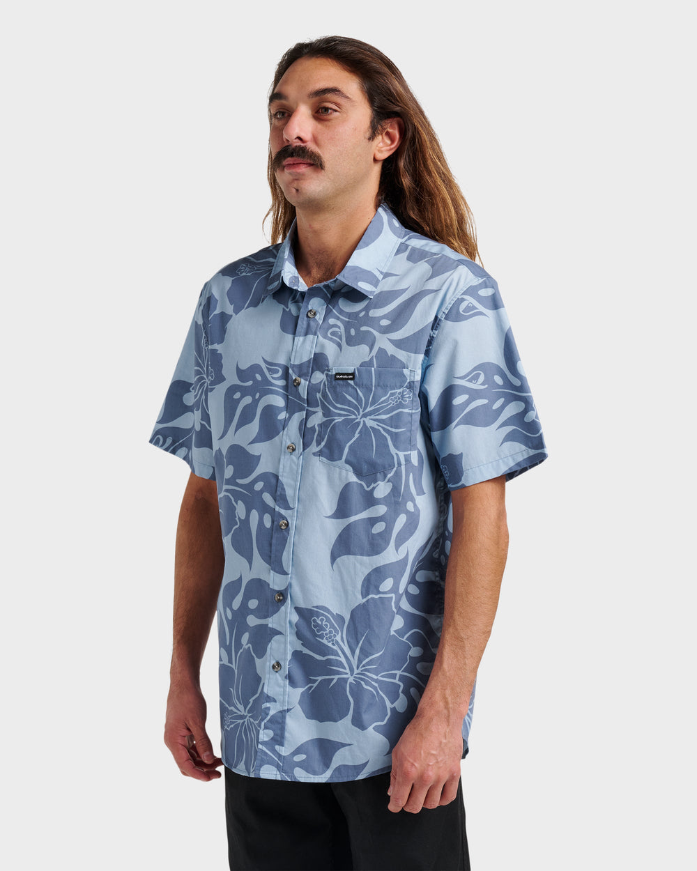 Oceanview Classic Short Sleeve Shirt - Ashley Blue