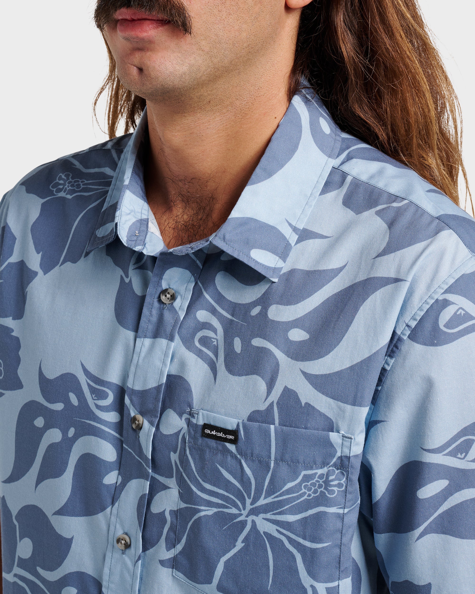 Oceanview Classic Short Sleeve Shirt - Ashley Blue