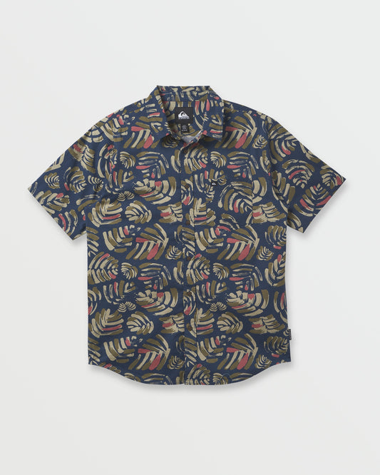 Shades Classic Stretch Short Sleeve Shirt - Eclipse