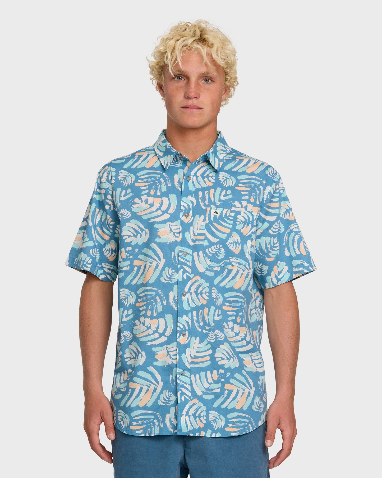 Shades Classic Stretch Short Sleeve Shirt - Niagara