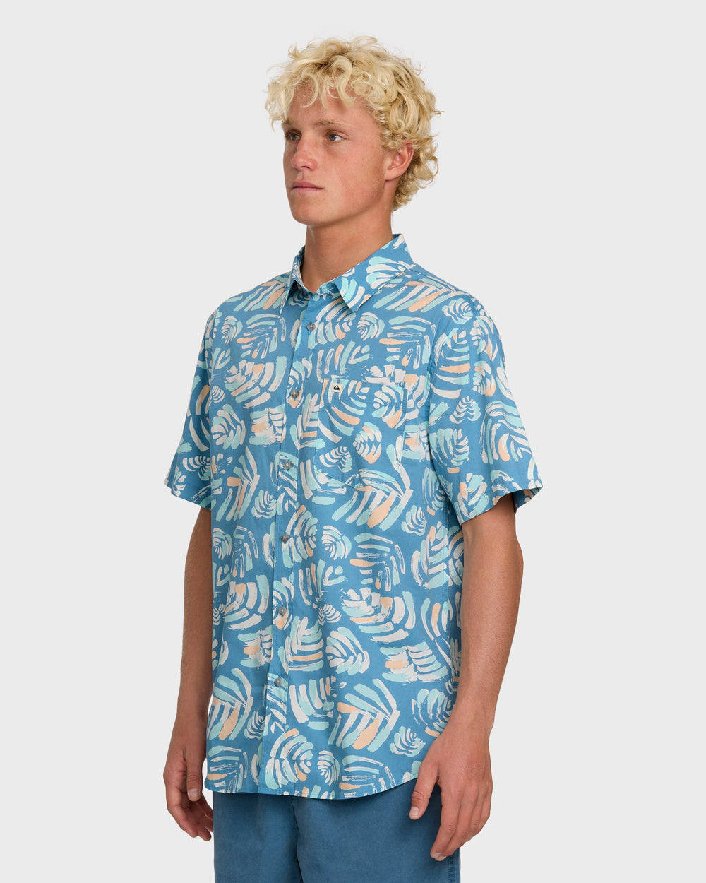 Shades Classic Stretch Short Sleeve Shirt - Niagara
