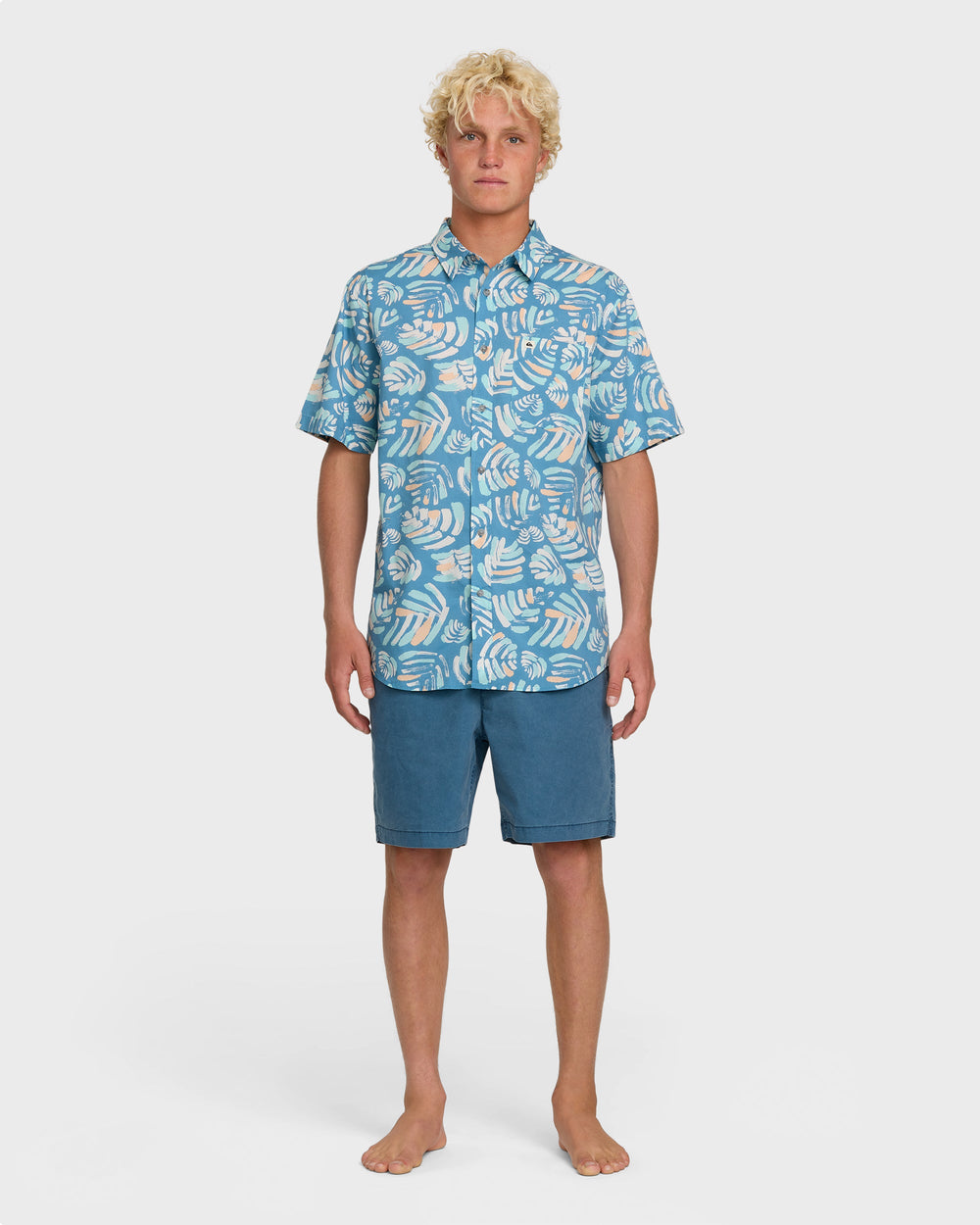 Shades Classic Stretch Short Sleeve Shirt - Niagara