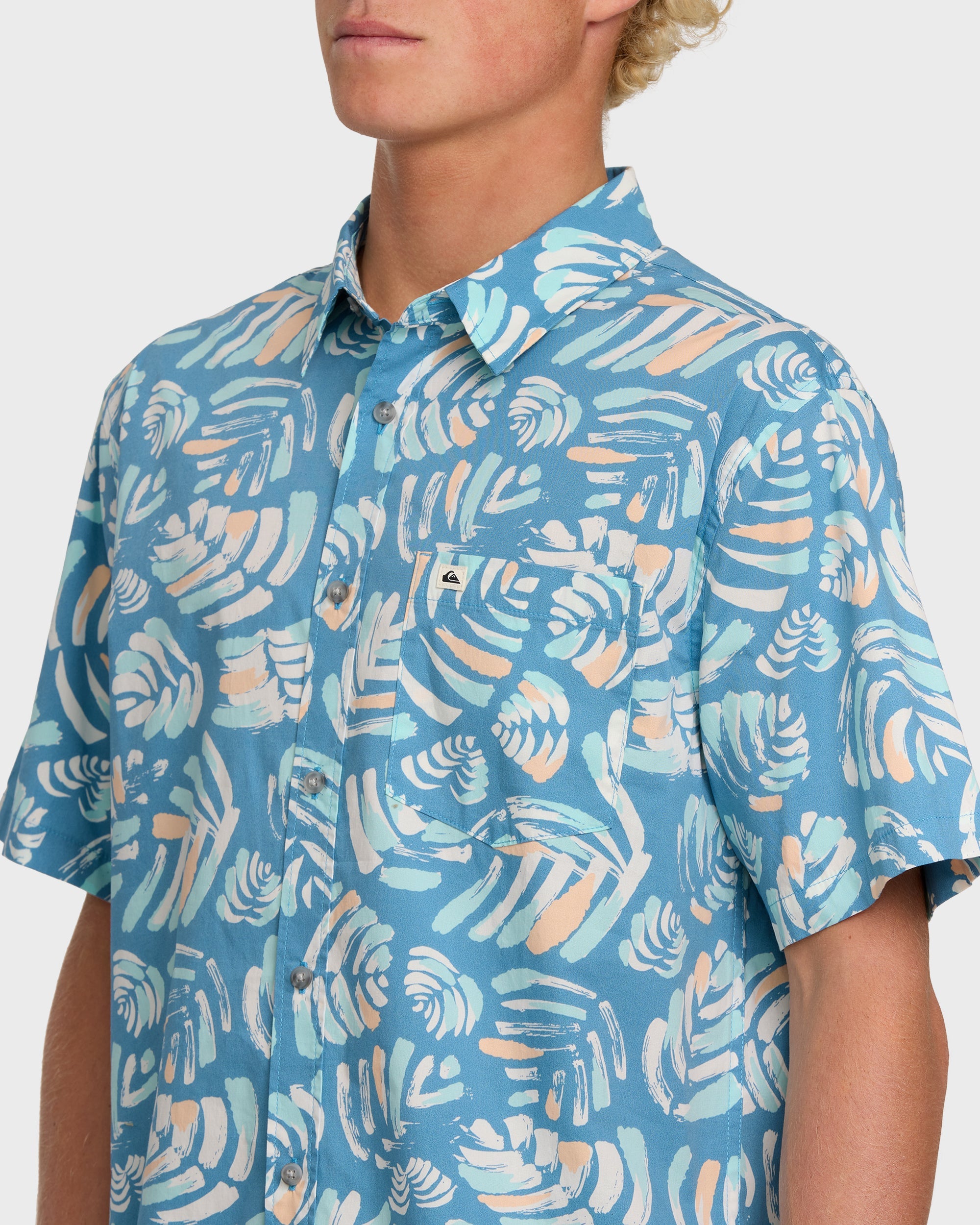 Shades Classic Stretch Short Sleeve Shirt - Niagara