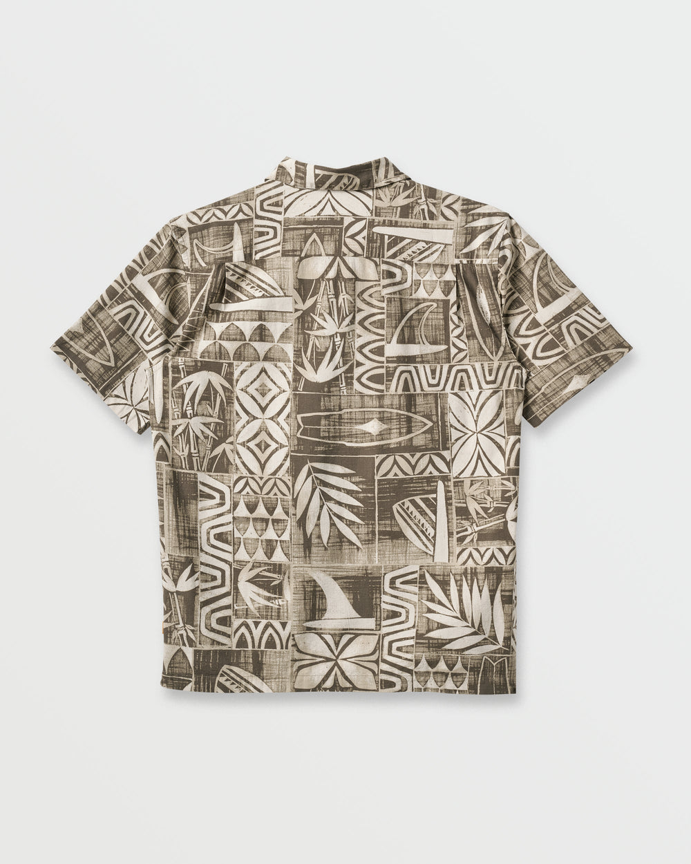 Waterman Talk Story Short Sleeve Shirt - Moonbeam