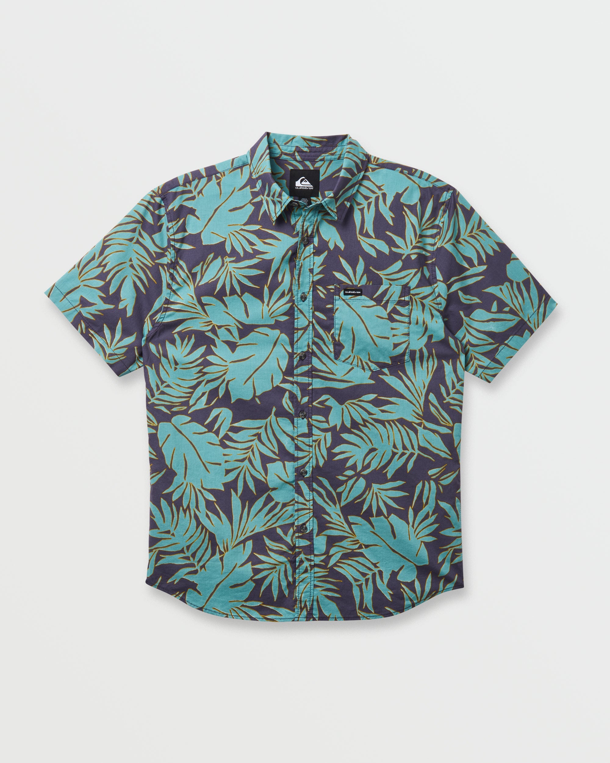Palm Trip Classic Short Sleeve Shirt - Graystone