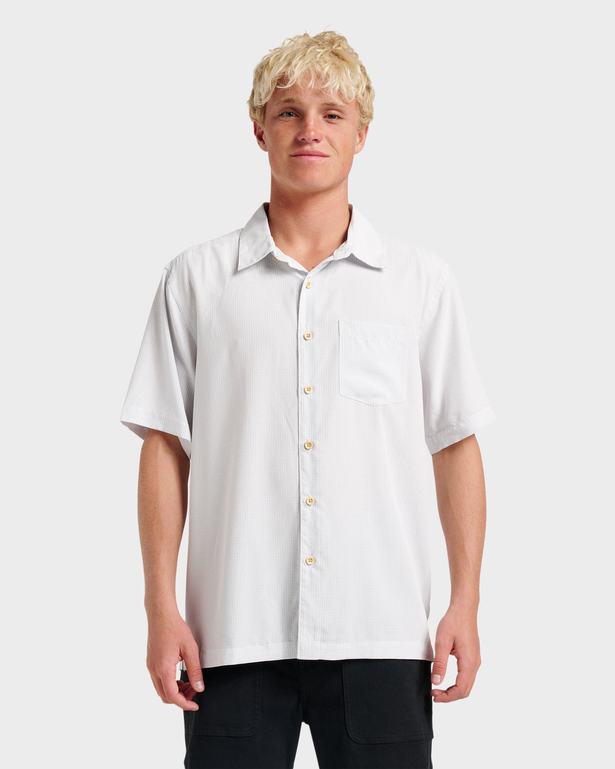 Waterman Check Out Shirt - White