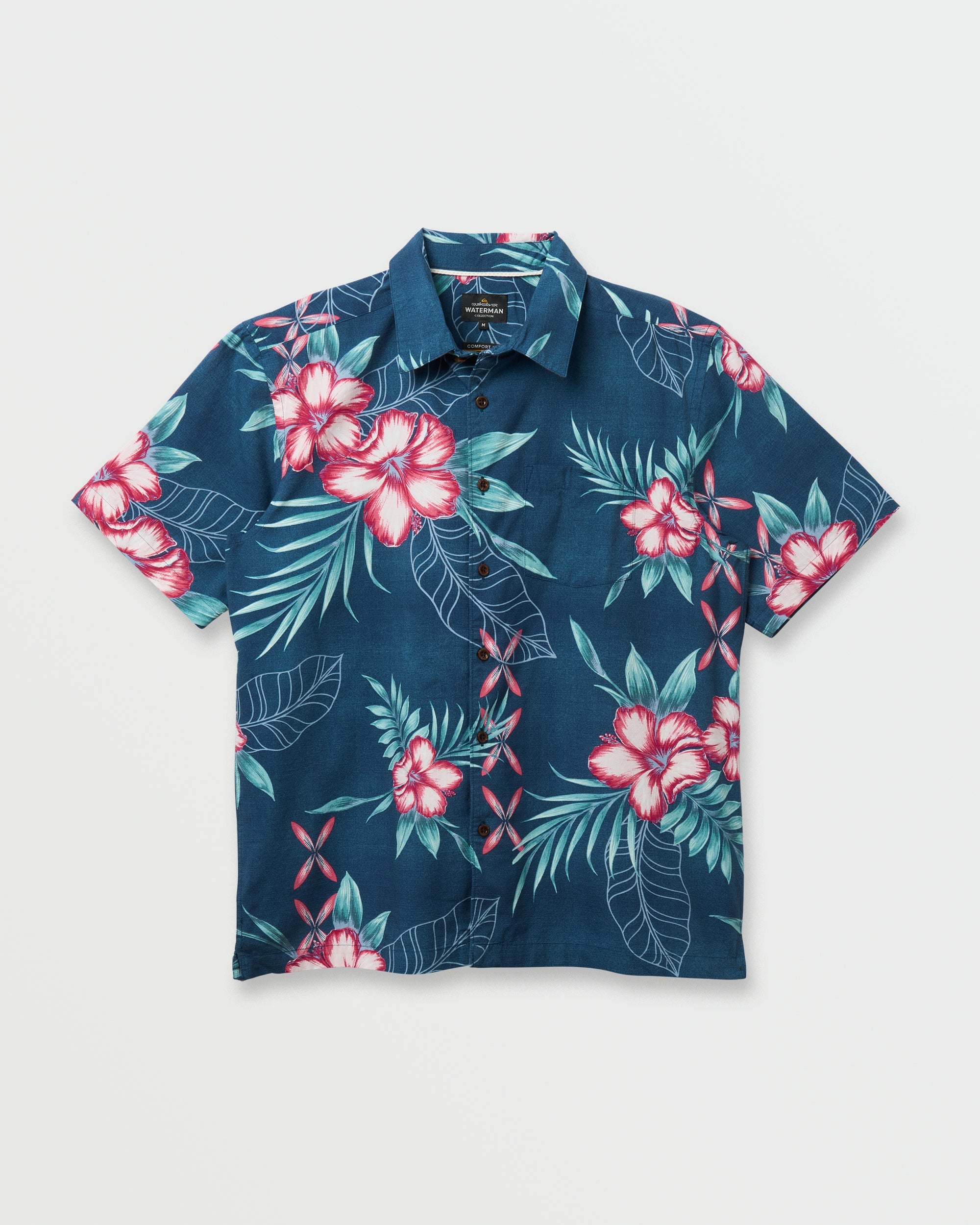 Waterman Playita Floral Shirt - Sargasso Sea