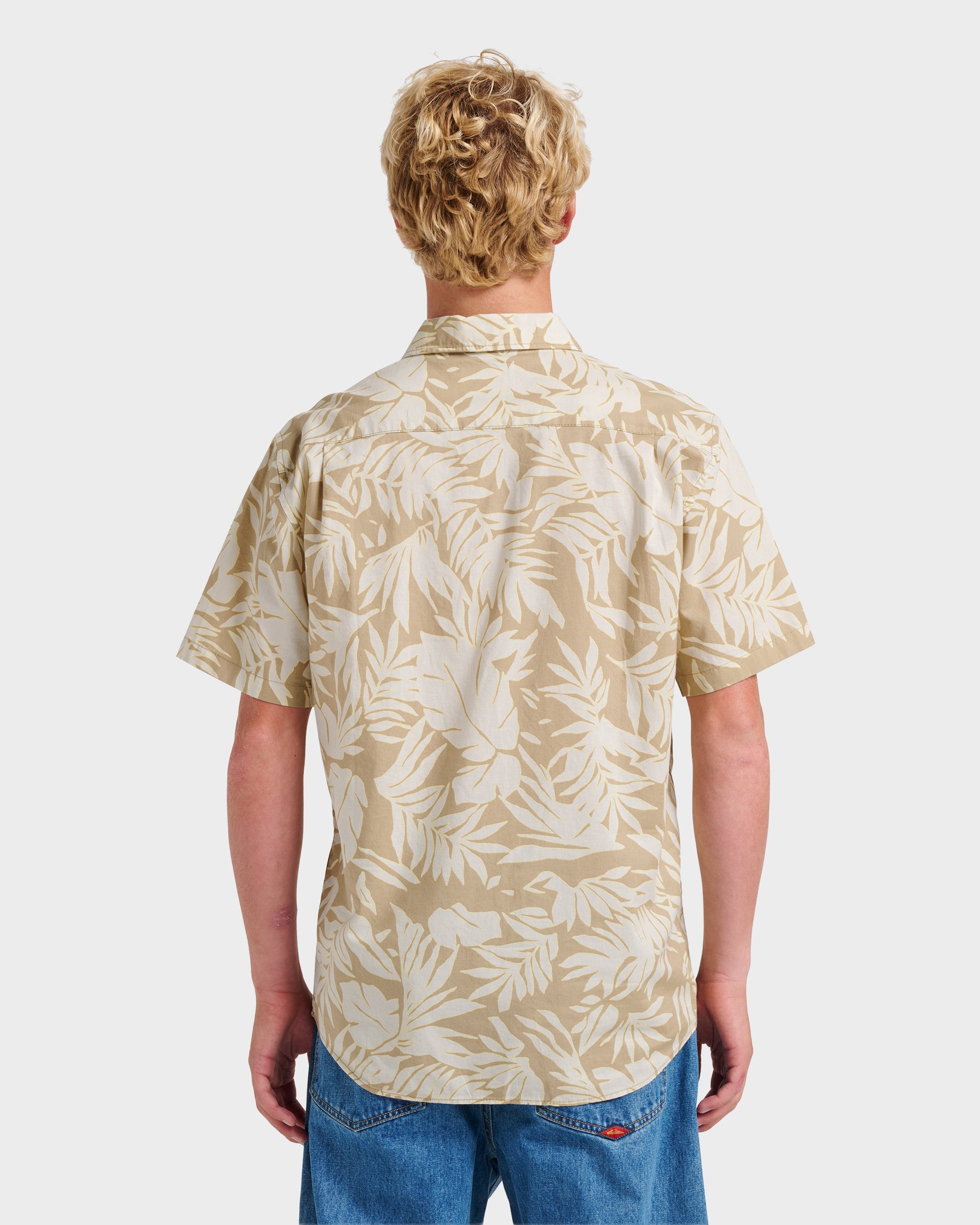 Palm Trip Classic Short Sleeve Shirt - Twill