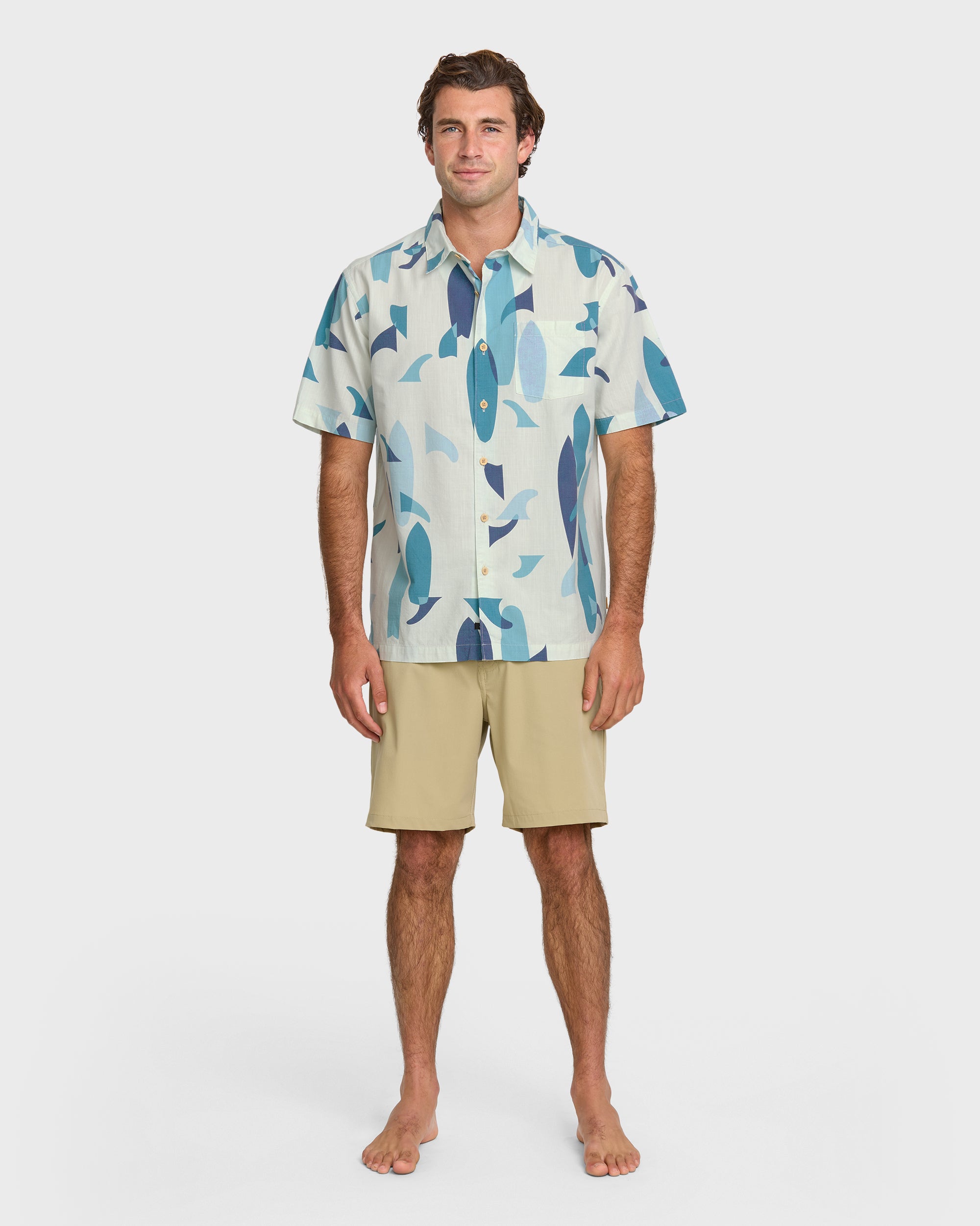 Waterman Boardo Shirt - Sea Blue