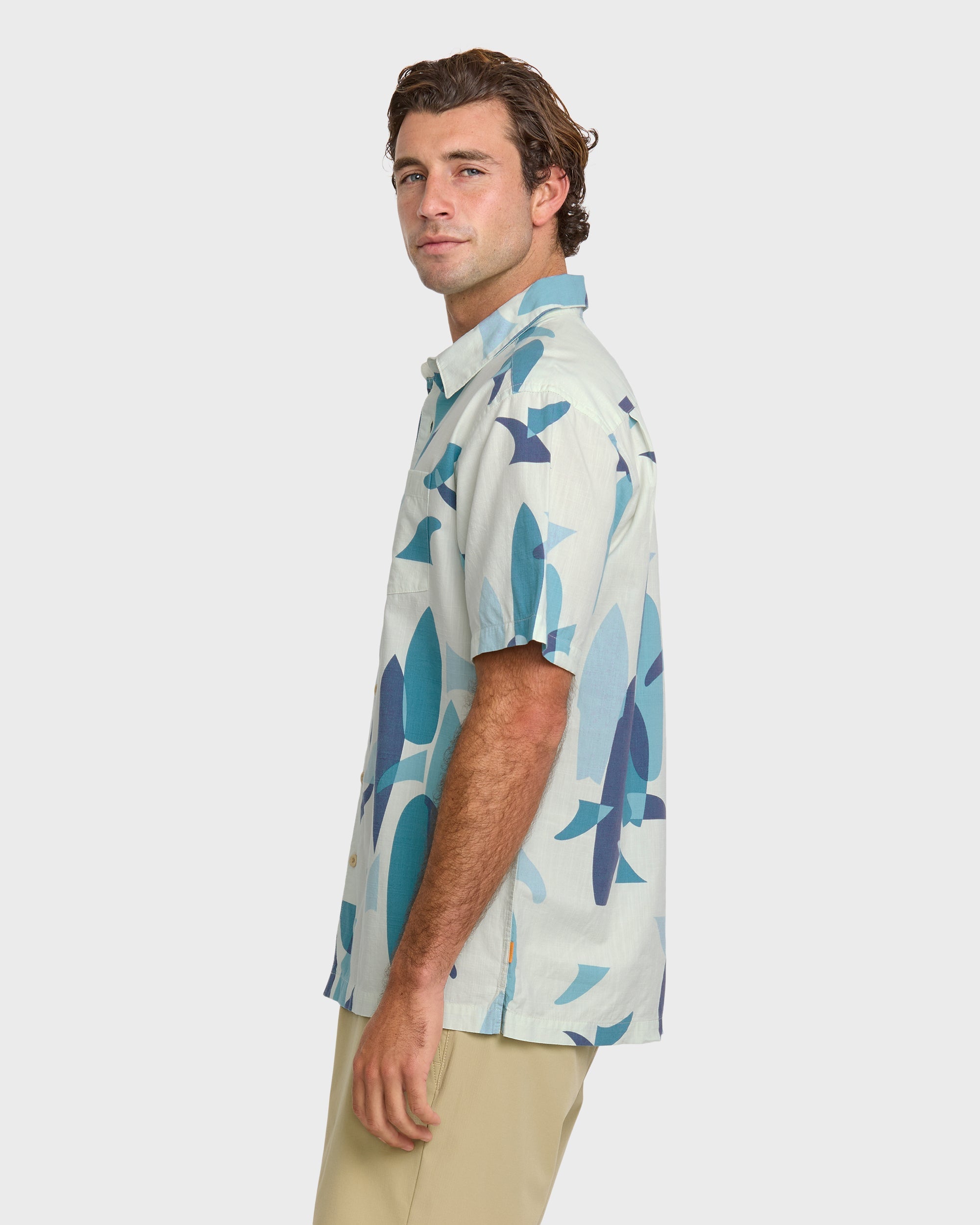 Waterman Boardo Shirt - Sea Blue