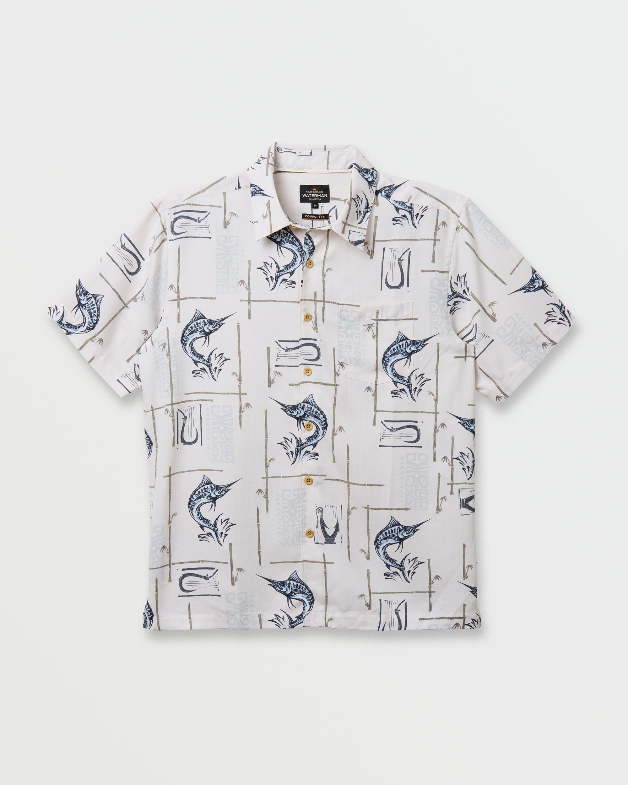Waterman Big Day Short Sleeve Shirt - White