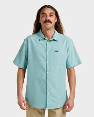 Shoreline Classic Short Sleeve Shirt - Dusty Turquoise