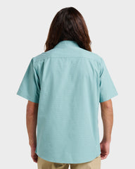 Shoreline Classic Short Sleeve Shirt - Dusty Turquoise