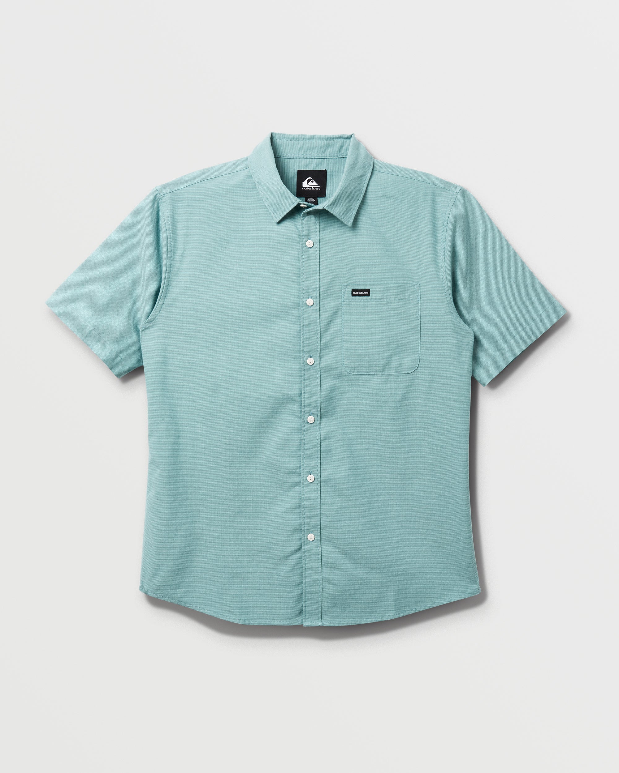 Shoreline Classic Short Sleeve Shirt - Dusty Turquoise
