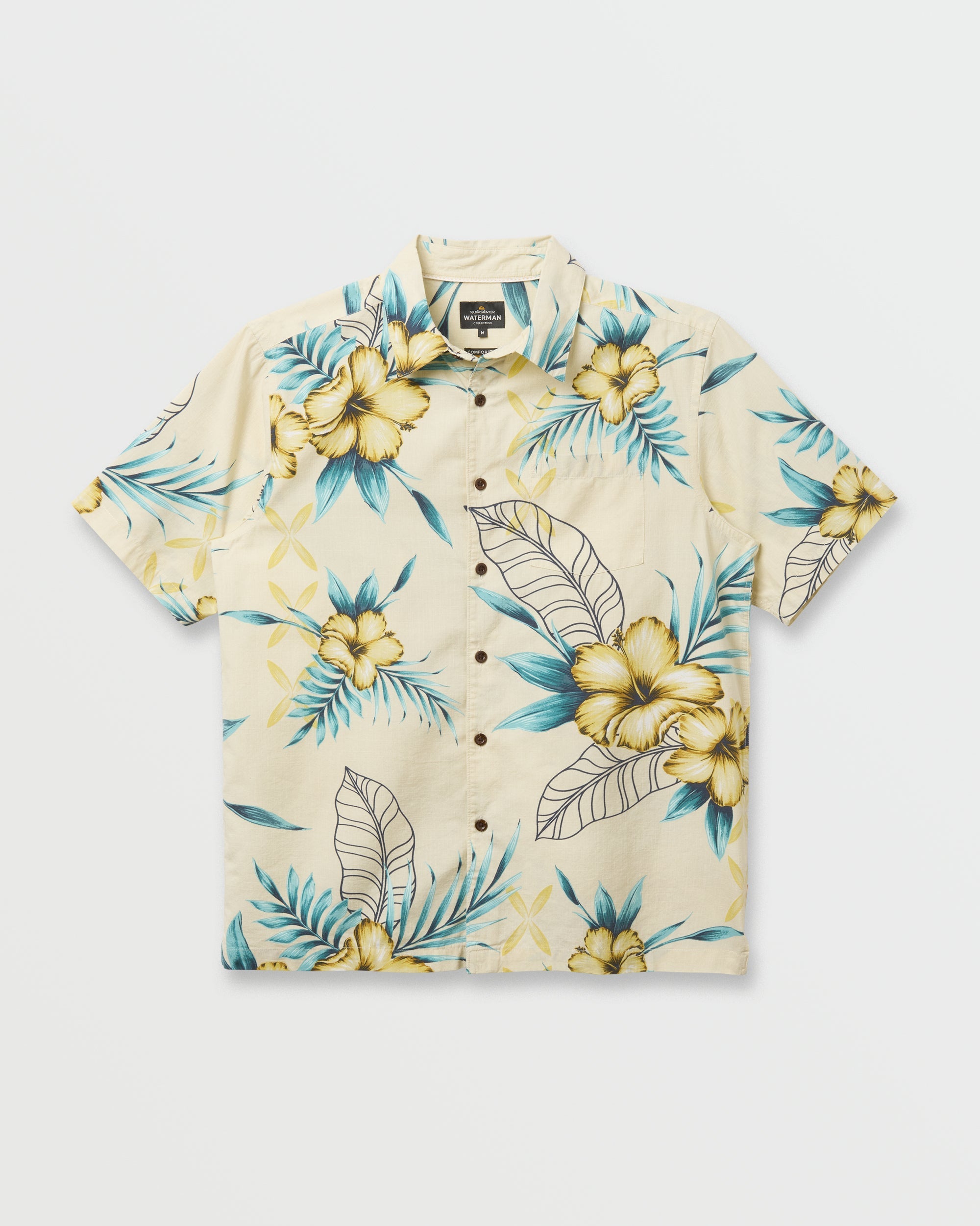 Waterman Playita Floral Shirt - Hay