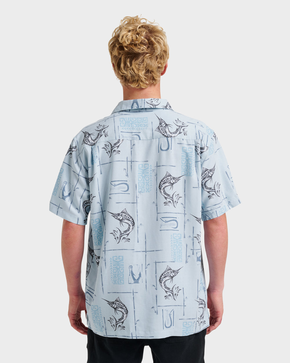 Waterman Big Day Short Sleeve Shirt - Ashley Blue