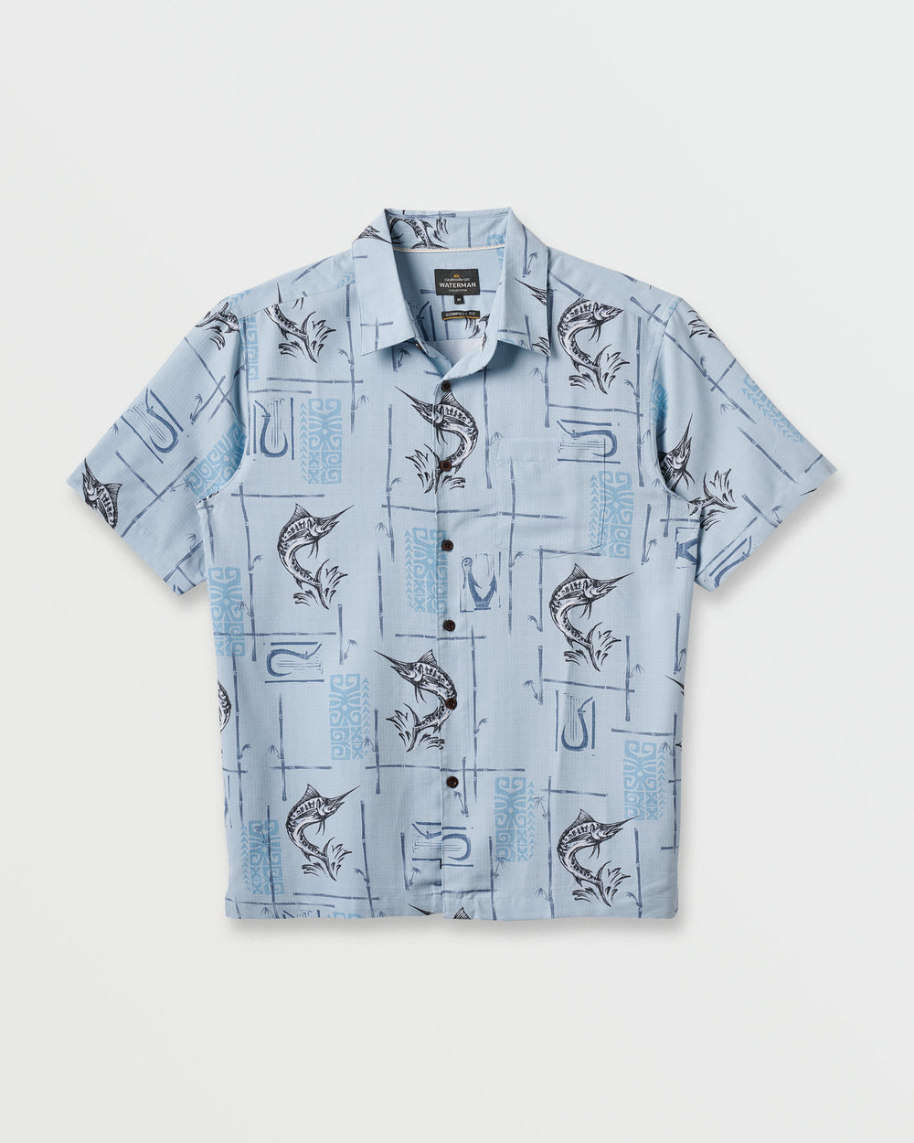 Waterman Big Day Short Sleeve Shirt - Ashley Blue