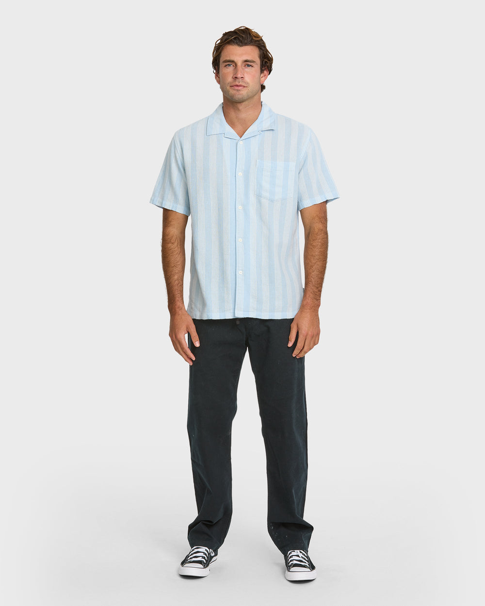 Nightfall Island Short Sleeve Shirt - Skyway