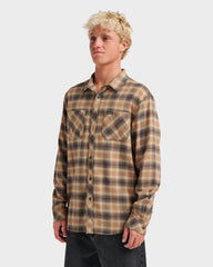Terrace Stretch Flannel Shirt - Almond