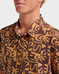 Terra Classic Stretch Short Sleeve Shirt - Chocolate