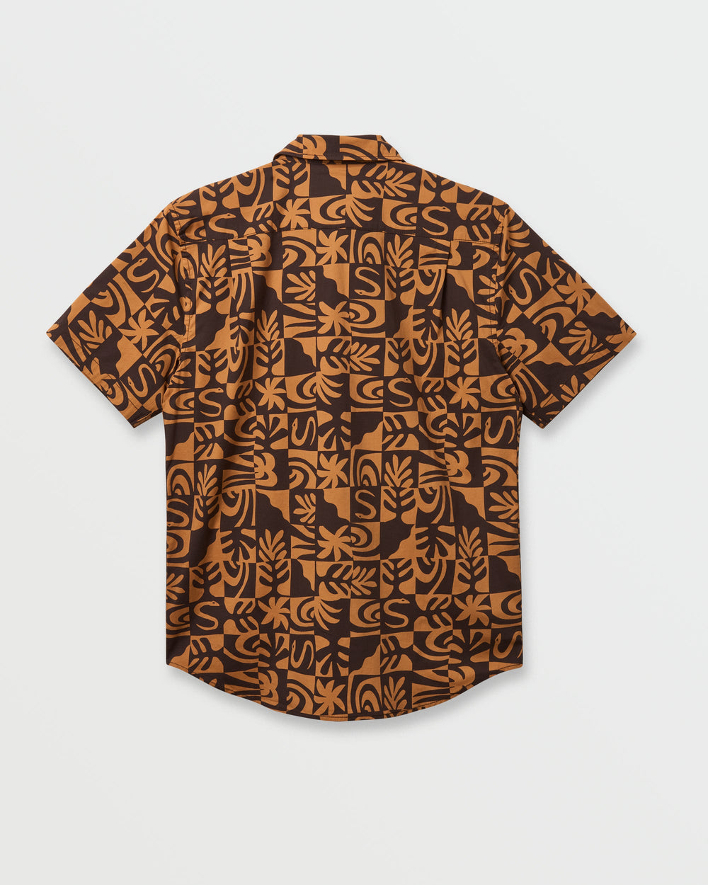 Terra Classic Stretch Short Sleeve Shirt - Chocolate