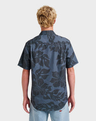 Oceanview Classic Short Sleeve Shirt - Phantom