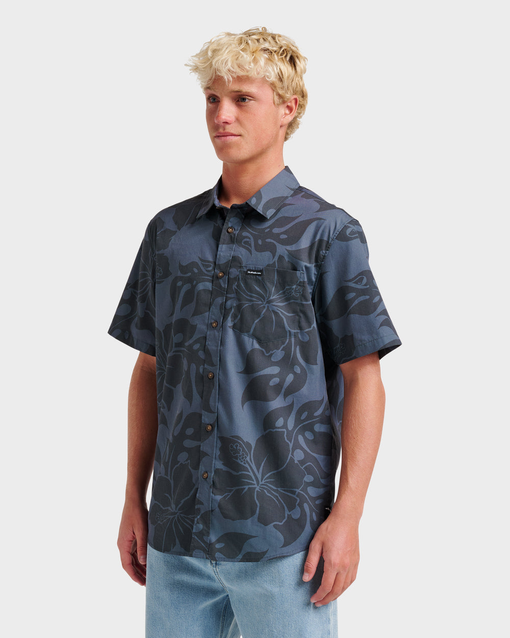 Oceanview Classic Short Sleeve Shirt - Phantom