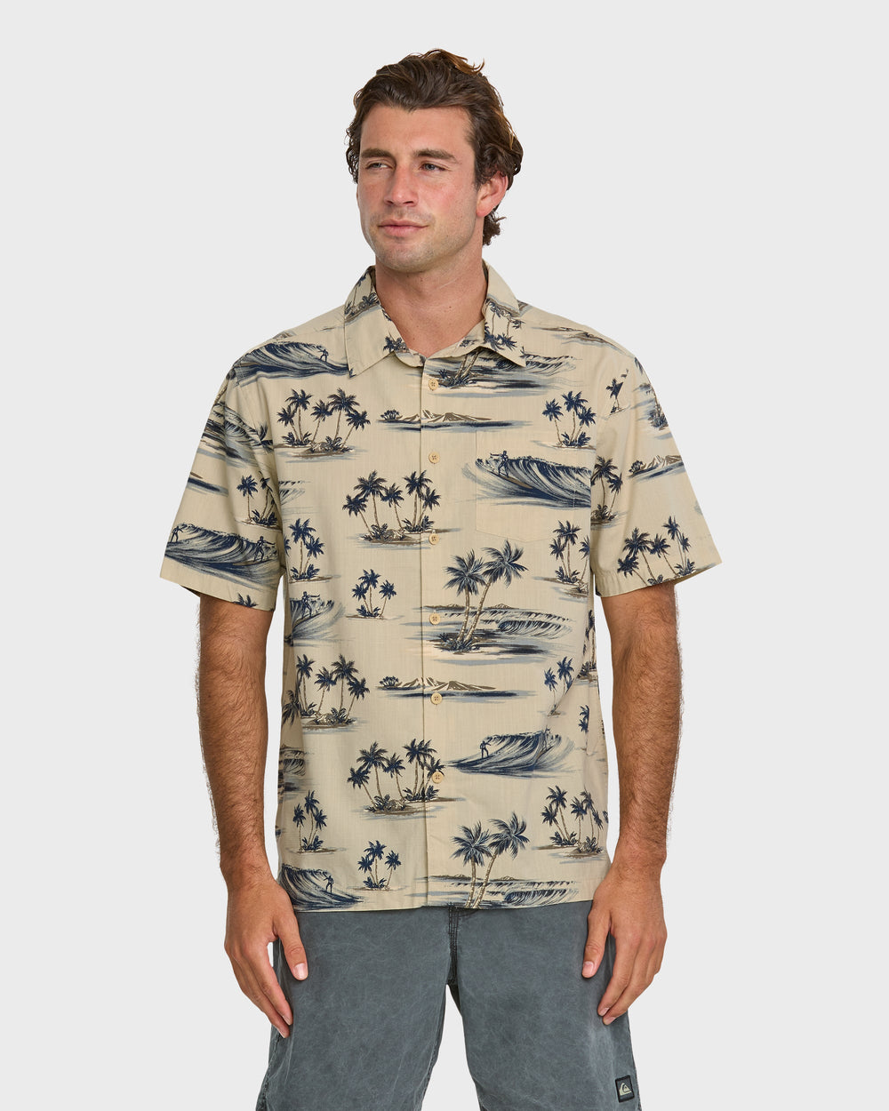 Waterman Day Dreamin' Shirt - Pelican